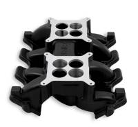 Holley - Holley 300-120Bk - Ls1/Ls2 Dual - Quad Intake Manifold- Black - Image 3