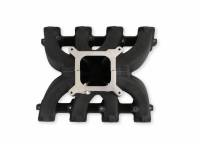 Holley - Holley 300-291Bk - Intake Manifold Ls3 Split Sgl-Pln Carb - Black - Image 5