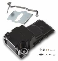 Holley - Holley 302-2Bk - Gm Ls Swap Oil Pan - Black - Additional Front Clearance - Image 2