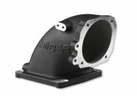 Holley EFI - Holley EFI 300-249BK - Intake Elbow, Black Ford 5.0L 4500 Flnge - Image 1