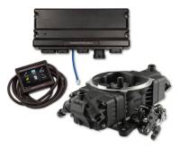 Holley EFI - Holley EFI 550-1064 - Term x stealth 4150, 4 Inj, LS 58X, Black, Trans Controller - Image 1