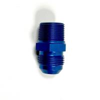 Aeroquip - Aeroquip Fcm2011 - 12 Male An X 3/4" Male Pipe Straight Adapter - Blue Anodized Aluminum - Image 2