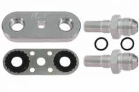 ICT Billet - ICT Billet 551121-8AN - 6L80E 6L90E 8L90E Transmission Cooler Line Adapter Plate with 8AN Fittings Seal - Image 3
