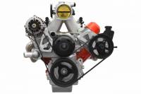 ICT Billet - ICT Billet 551396LS0WP-3 - LS Truck - Power Steering Pump / Alternator Bracket Kit w/ Water Pump Spacers - Image 1