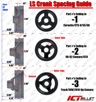 ICT Billet - ICT Billet 551778LS0-3 - LS Truck Saginaw Power Steering Pump & Alternator Bracket Kit - Image 3