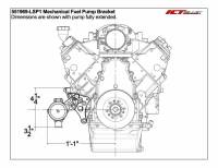 ICT Billet - ICT Billet 551969-LSP1 - LS Engine Low Mount Passenger Side Mechanical Fuel Pump Bracket - Image 12