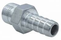 ICT Billet - ICT Billet F060R375BA - Straight 6AN ORB to 3/8" Hose Barb Fitting Bare Aluminum - Image 1