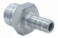 ICT Billet - ICT Billet F080R375BA - Straight 8AN ORB to 3/8" Hose Barb Fitting Bare Aluminum - Image 1