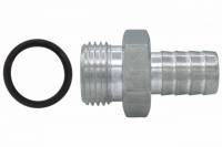 ICT Billet - ICT Billet F080R500BA - Straight 8AN ORB to 1/2" Hose Barb Fitting Bare Aluminum - Image 3