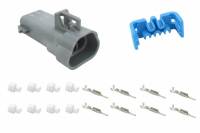 ICT Billet - ICT Billet WC0XY36 - Oxygen Sensor (O2) Grey Trapezoid Male Wire Connector Component Kit - Image 2