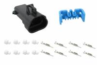 ICT Billet - ICT Billet WC0XY39 - Oxygen Sensor (O2) Black Trapezoid Male Wire Connector Component Kit - Image 2