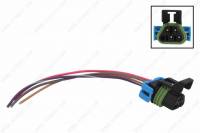 ICT Billet - ICT Billet WP0XY38 - GM LS Oxygen Sensor Black Trapezoid Female Wire Pigtail - Image 1