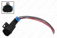 ICT Billet - ICT Billet WP0XY39 - GM LS Oxygen Sensor Black Trapezoid Male Wire Pigtail - Image 1