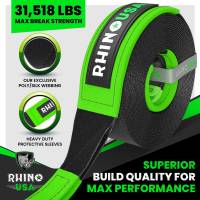 Rhino USA - Rhino USA TOWSTRAP-330 - 3’’ X 30’ Ultimate Recovery Tow Strap - Image 2