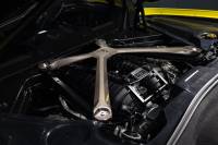 GM Accessories - GM Accessories 84983921 - Corvette C8 Z06 Engine Cross Brace in Visible Carbon Fiber with Jake Logo - Image 1