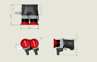 Magnuson Superchargers - Dual Throttle Body Inlet System with Raw Billet Flutes for Magnuson LS3 and LSA Hot Rod TVS2650 Superchargers - Image 3