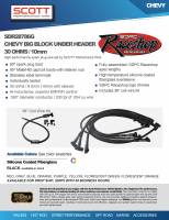 SDPC Raceshop - SDPC Raceshop SDR28786G - SCOTT Big Block Chevy Under Header 30Gold Ignition Wire Set - Image 5