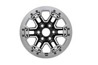 GM Accessories - GM Accessories 84605401 - 17x8-Inch Aluminum Multi-Spoke Beadlock Capable Wheel in Gloss Black with Argent Metallic Trim Ring [2023+ Canyon] - Image 2