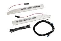 GM Accessories - GM Accessories 85527846 - Illuminated Front Door Sill Plates in Stainless Steel with Denali Script [2022+ Sierra 1500] - Image 2