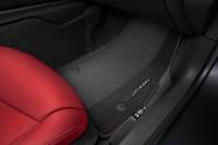 GM Accessories - GM Accessories 84908999 - Premium Carpeted Floor Mats in Jet Black with Torch Red Stitching - Image 1