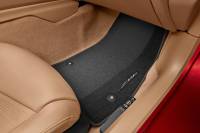 GM Accessories - GM Accessories 84909001 - Premium Carpeted Floor Mats in Jet Black with Natural Tan Stitching [C8 Corvette Z06] - Image 2