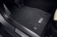 GM Accessories - GM Accessories 84880490 - First and Second-Row Premium Carpeted Floor Mats in Jet Black with Cadillac Logo [2020+ CT5] - Image 1