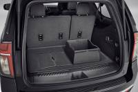 GM Accessories - GM Accessories 84958043 - Premium Carpeted Cargo Area Mat in Jet Black with Integrated Cargo Bin - Image 1