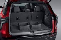 GM Accessories - GM Accessories 85133075 - Premium Carpeted Cargo Area Mat in Jet Black with Integrated Cargo Bins - Image 1
