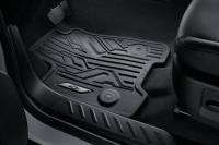 GM Accessories - GM Accessories 85654731 - First-Row Premium All-Weather Floor Mats in Jet Black with Bowtie Logo [2023+ Colorado] - Image 1