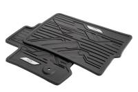 GM Accessories - GM Accessories 85654731 - First-Row Premium All-Weather Floor Mats in Jet Black with Bowtie Logo [2023+ Colorado] - Image 2