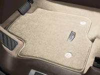 GM Accessories - GM Accessories 85105139 - First and Second Row Premium Carpeted Floor Mats in Parchment with Cadillac Logo [2021+ Escalade] - Image 2