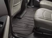 GM Accessories - GM Accessories 84202827 - Second-Row Interlocking Premium All-Weather Floor Liner In Ebony With Buick Logo [2018+ Enclave] - Image 2