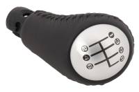 Genuine GM Parts - Genuine GM Parts 25945072 - 2008-2013 Corvette C6 Ebony Leather Black Shift Knob (New) - Image 1