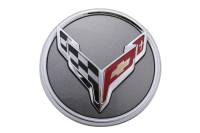 Genuine GM Parts - Genuine GM Parts 84691529 - C8 Corvette Gray Center Cap with Chrome Trim - Image 1