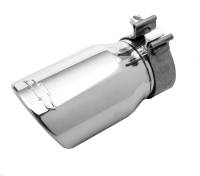 GM Accessories - GM Accessories 19165259 - 5.3L Polished Stainless Steel Angle-Cut Dual-Wall Exhaust Tips with Bowtie Logo - Image 2