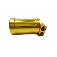 Motion Raceworks - Motion Raceworks 32-100GLD - Top Loader Billet Oil Catch Can, Dual 10AN Port (GOLD Anodized Finish) - Image 3